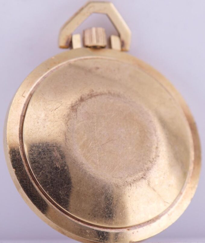 Vintage Pocket Watch 14k Gold Plated Diplomatic Awarded by Chinese Chairman Mao