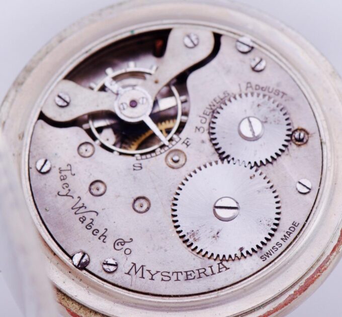 Antique Pocket Watch TWC Mysteria for Chinese Market c1900 Fancy Dial