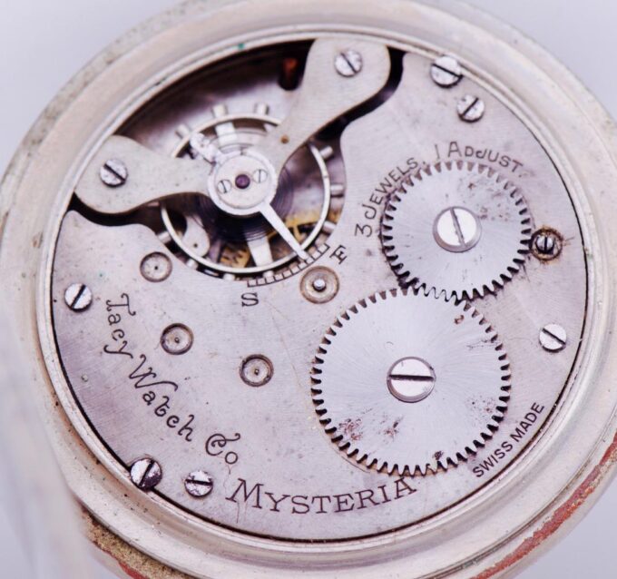 Antique Pocket Watch TWC Mysteria for Chinese Market c1900 Fancy Dial