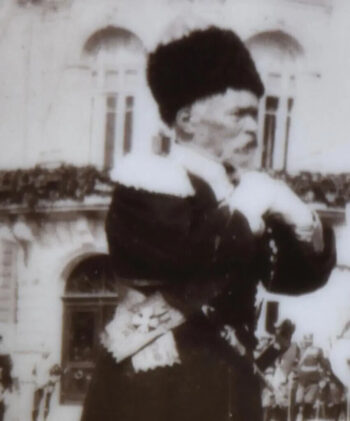 Antique Porcelain Paperweight Imperial Tsar's Era-Grand Duke Nicholas c1907