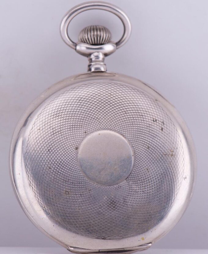 WWI German Military Union Horlogere Alpina Silver Pilot's Ace Award Pocket Watch