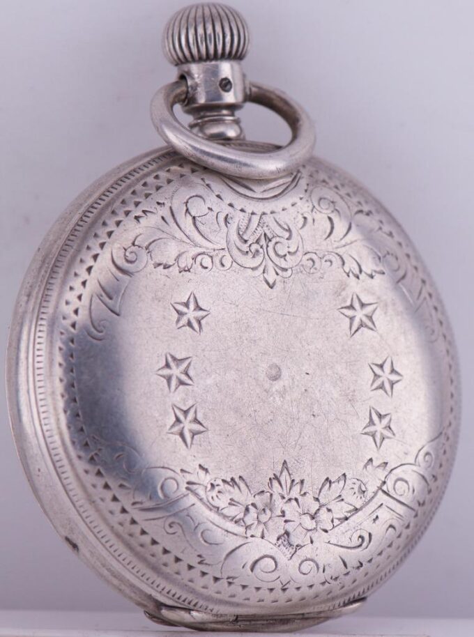 Antique Imperial Silver Longines Grand-Prix Pocket Watch-Tsar Nicholas II