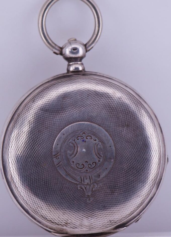 Antique Imperial Russ Tsar's Era Masonic Silver Full Hunter Case Pocket Watch