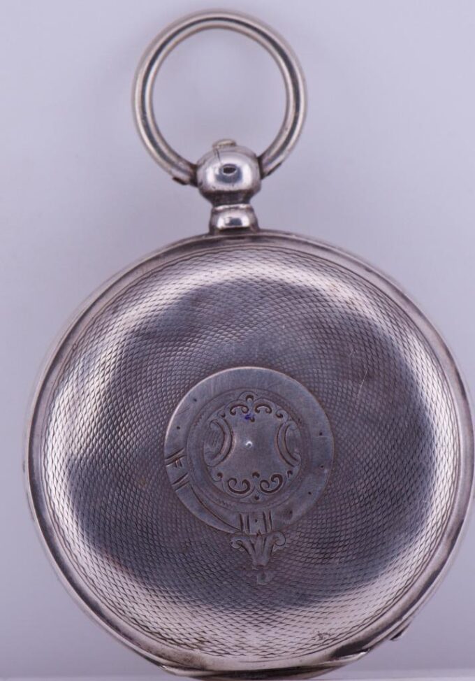 Antique Imperial Russ Tsar's Era Masonic Silver Full Hunter Case Pocket Watch