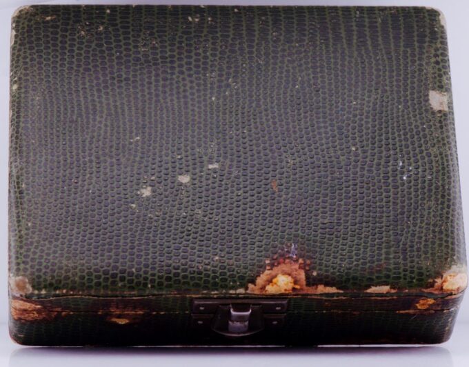 Antique Imperial Rus Faberge Presentation Birchwood Cigarette Case c1880's