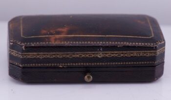 Antique Empire Faberge Jewelled 14k Gold Cufflinks Set Cabochon Garnets c1890's