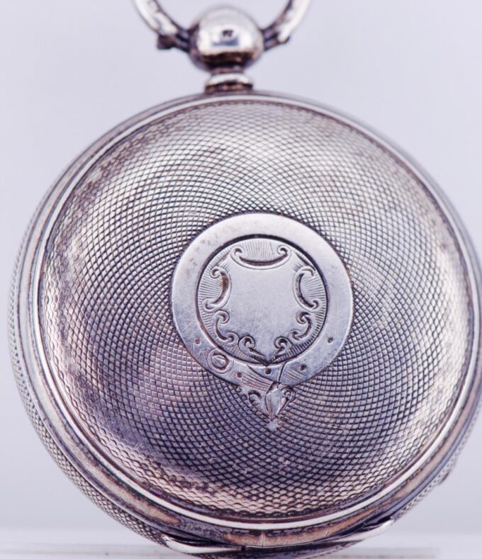 Antique Pocket Watch A.Bauman Sterling Silver Awarded by Queen Victoria c1874