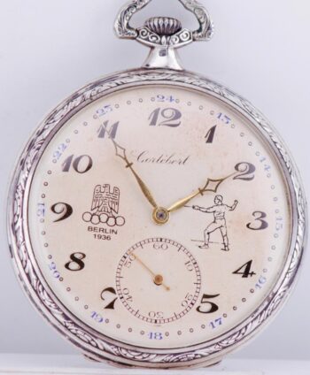 Historic Cortebert Award Pocket Watch for 1936 Berlin Olympic Game Fencing Prize