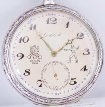 Historic Cortebert Award Pocket Watch for 1936 Berlin Olympic Game Fencing Prize