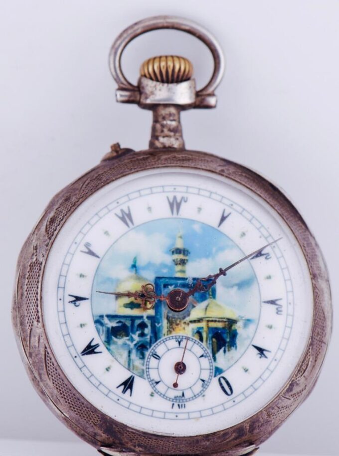 Antique LeCoultre Caliber Silver Pocket Watch Ottoman Turkish Market-Enamel Dial