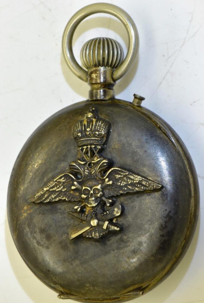 WWI Imperial Era Pocket Watch Pilot Award-19th Death or Glory Regiment c1917