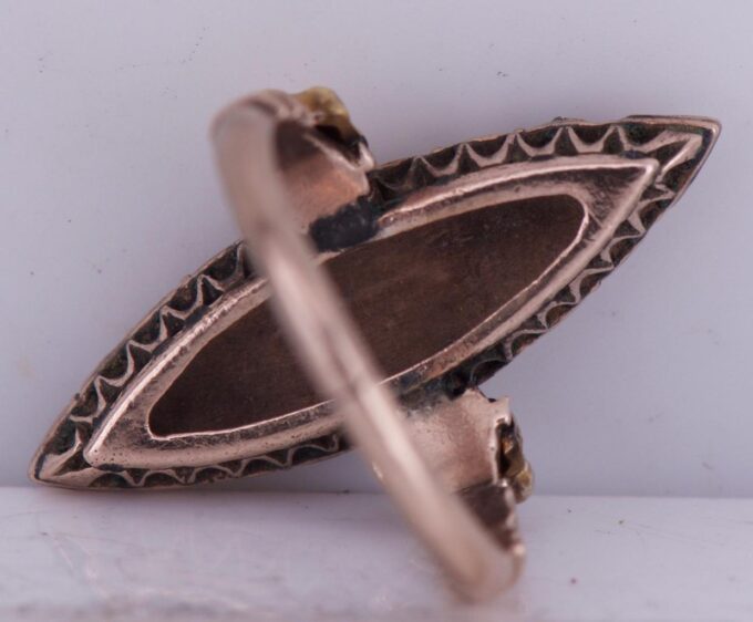 Antique Victorian 14k Gold 2.5ct Diamond Ladies Ring Memento Mori Skull c1880's