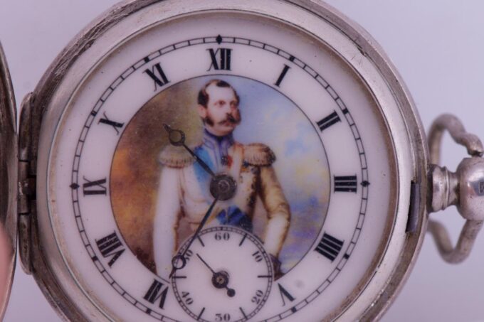 Imperial Russ Silver Pocket Watch-Pavel Buhre Awarded by Tsar Alexander II c1880