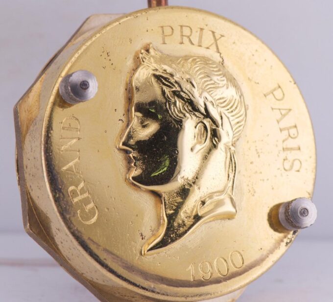 Rare Antique 18k Gold Plated French Grand-Prix Car Racing Watch c1900-Perfect