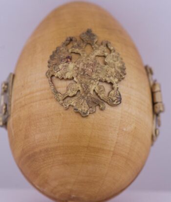 Antique Empire FABERGE Fish-Form Easter Egg Pendant 14k Gold Labradorite c1890