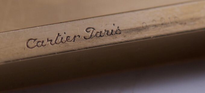 Antique Cartier Paris 18k Gold Diamonds Cigarette Case-Princess Marie d'Orléans