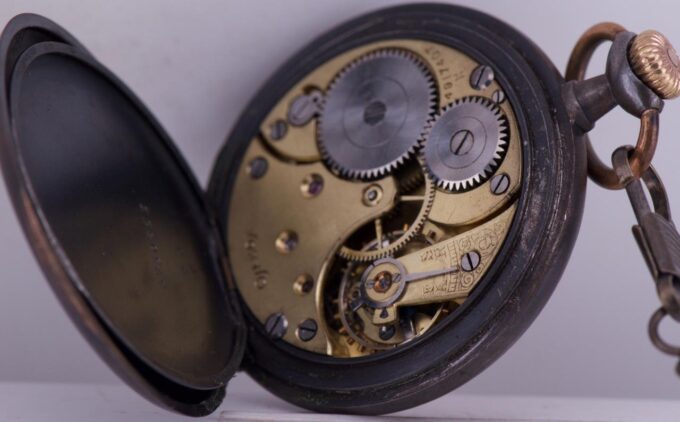Important Historic WWI German Officer's Award Omega Pocket Watch c1916 RARE