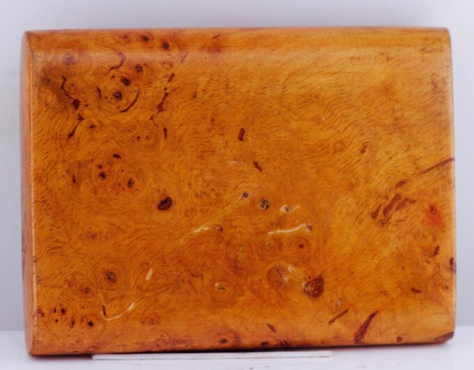 Antique Imperial Tsar's Era Faberge Jewelled Birch Wood Cigarette Case c1890's