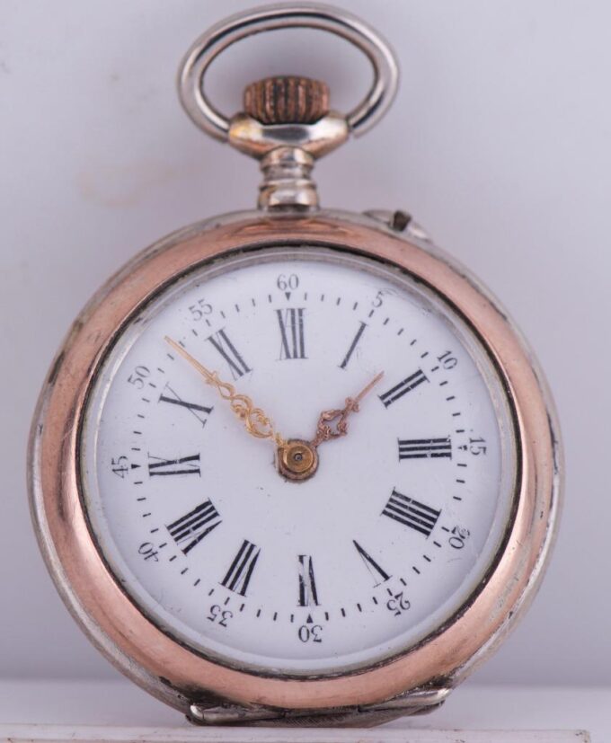 Antique LeCoultre Caliber Gilt Silver Ladies Pocket Watch c1890's Excellent