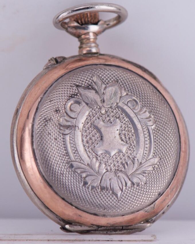 Antique LeCoultre Caliber Gilt Silver Ladies Pocket Watch c1890's Excellent