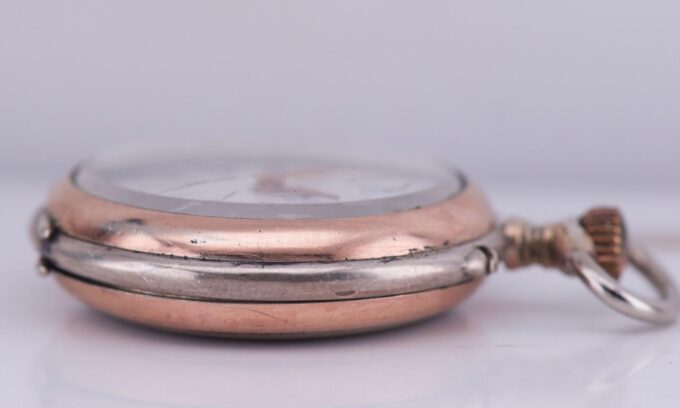 Antique LeCoultre Caliber Gilt Silver Ladies Pocket Watch c1890's Excellent