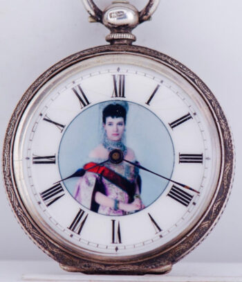 Antique Ladies Hand Engraved Silver Presentation Imperial Pocket Watch c1880's