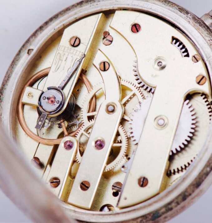 Antique Silver LeCoultre Pocket Watch for 1st Olympic Games c1896 Athens