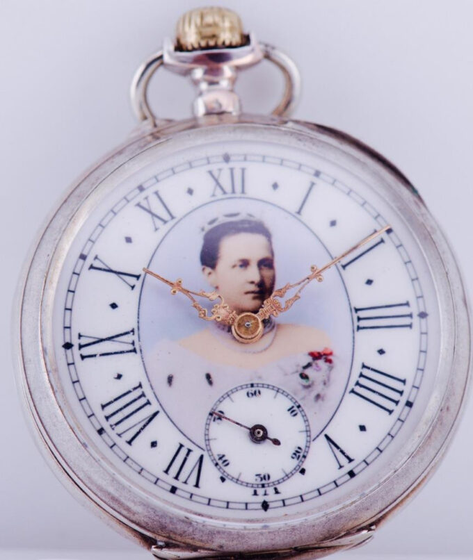 Imperial Era Pocket Watch Silver Award-Grand Duchess Olga Konstantinovna