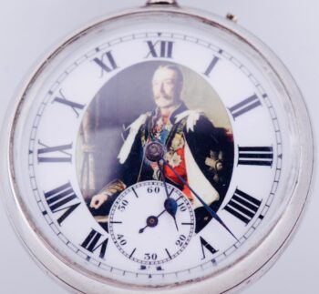 Antique J.Benson Sterling Silver Pocket Watch-CHRONOMETER Maker to King George V