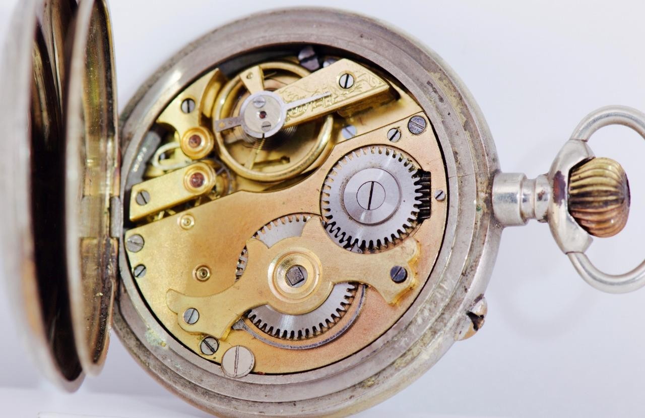 Antique WWI Era Imperial Pocket Watch-Romanov Tsar's Family Enamel Dial c1916