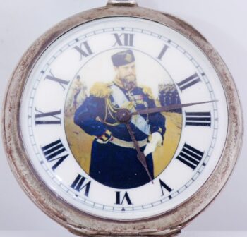 Antique Imperial Tsar's Era Silver Pocket Watch c1880's-Tsar Alexander III
