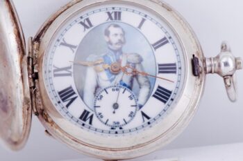 Antique Imperial Tsar's Era Silver JGW Pocket Watch c1880's-Tsar Alexander II