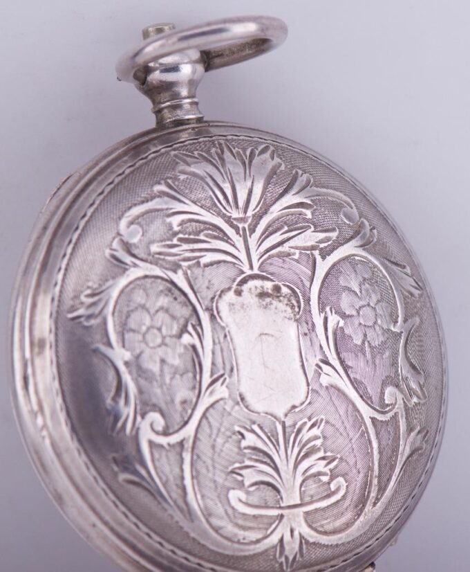 Antique Imperial Tsar's Era Silver JGW Pocket Watch c1880's-Tsar Alexander II