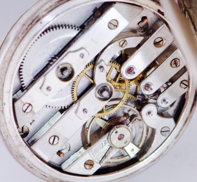 Antique Imperial Tsar's Era Silver JGW Pocket Watch c1880's-Tsar Alexander II