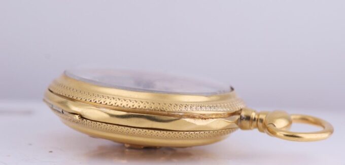 Antique Pocket Watch Doctor Award Gilt Silver Enamel Case Russo-Turkish War 1877