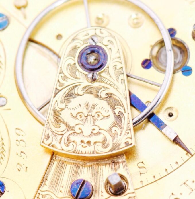 Antique Pocket Watch 18k Gold (112g)Hand Painted Enamel Portrait Queen Victoria