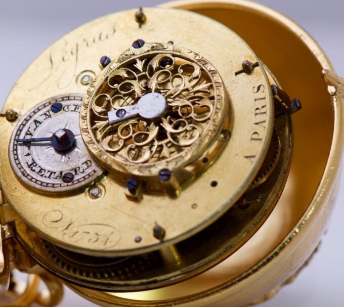 Antique Pocket Watch French Legras a Paris Verge Fusee for Chinese Market 1790s