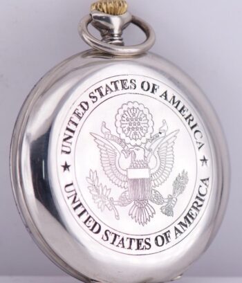 Historical Important US President J.F.Kennedy Award Moeris Pocket Watch c1960's