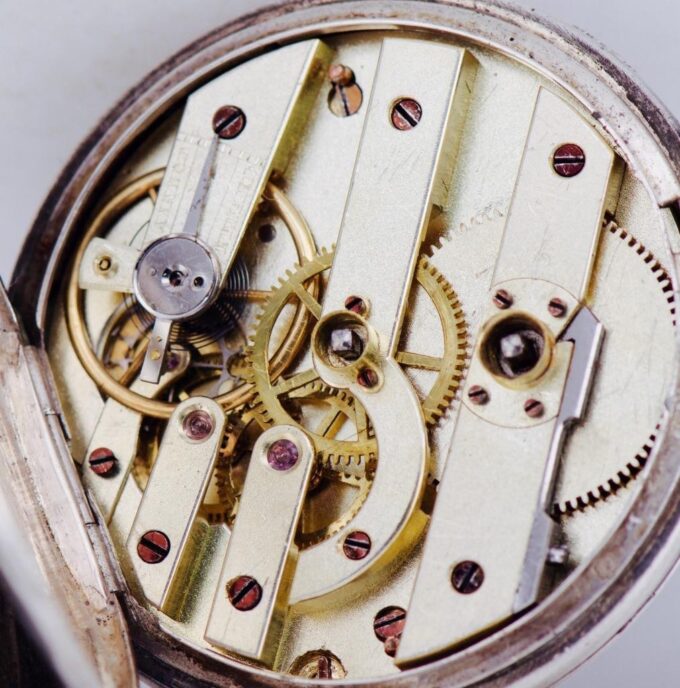 Antique Imperial Silver Pocket Watch Doctor's Award c.Russo-Turkish War 1878