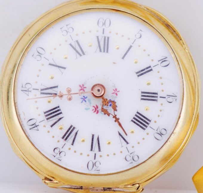 Imperial Tsar's Era Award Gilt Silver Pocket Fob Watch c Russo-Turkish War 1878