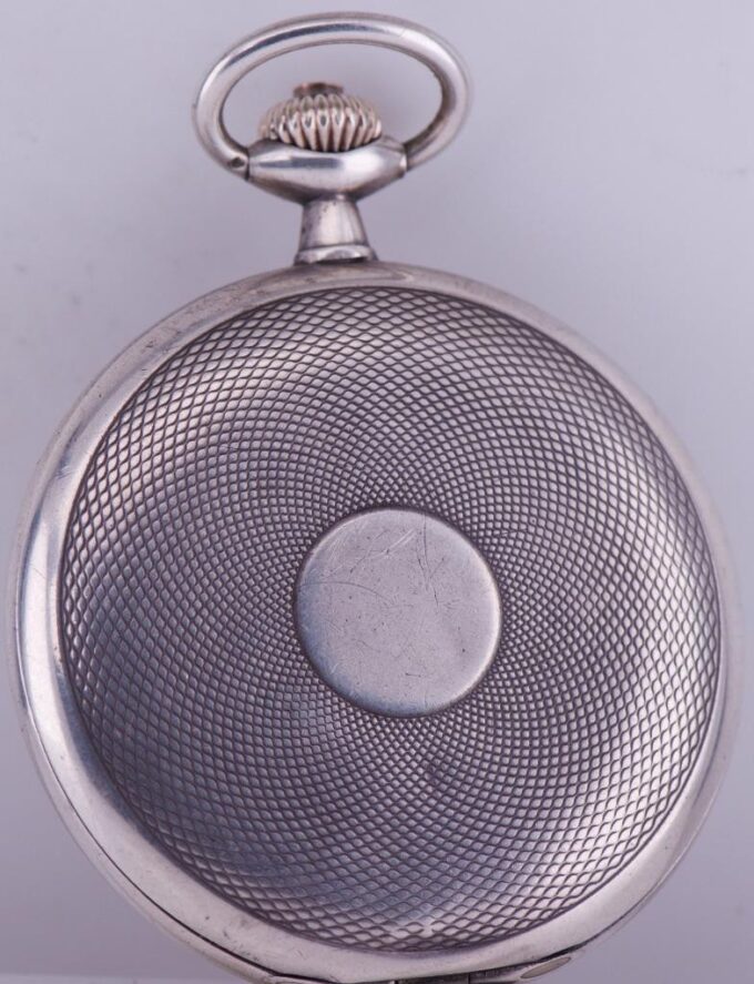 Antique Silver Omega Grand Prix Pocket Watch-Chinese General Chiang Kai Shek