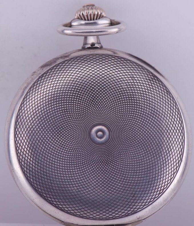 Antique Silver Omega Grand Prix Pocket Watch-Chinese General Chiang Kai Shek