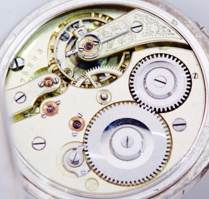 International Watch Co Silver Pocket Watch-Imperial Royal Court-Tsar Monogram