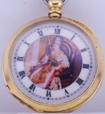Antique Gilt Silver Award Pocket Watch for Vatican City-Pope Pius IX c1870's