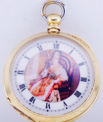Antique Gilt Silver Award Pocket Watch for Vatican City-Pope Pius IX c1870's