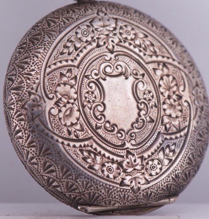 Antique Ladies Silver Pocket Watch Awarded by Empress Maria Feodorovna c1880's