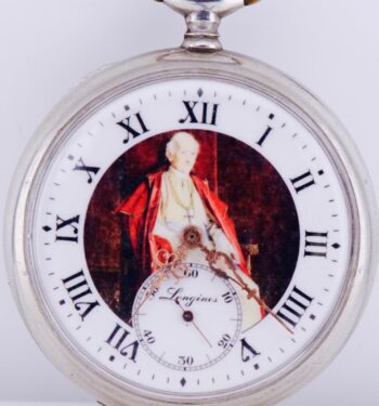 Antique Longines Award Pocket Watch for Vatican City Pope Leo XIII c1900's