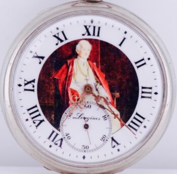 Antique Longines Award Pocket Watch for Vatican City Pope Leo XIII c1900's