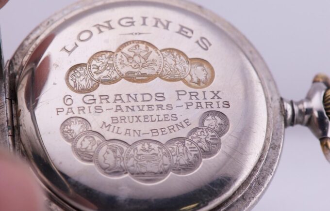 Antique Longines Award Pocket Watch for Vatican City Pope Leo XIII c1900's