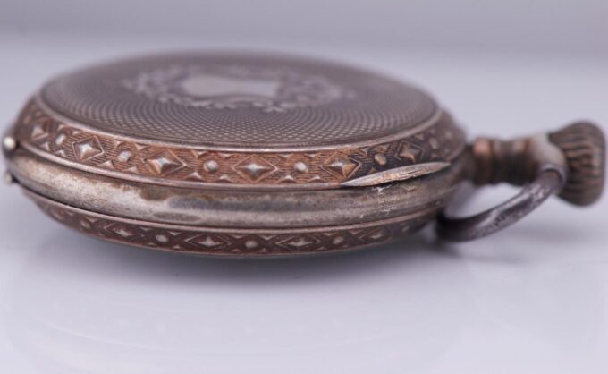 Antique Ottoman Market Pocket Watch – Sultan Portrait Dial | WWI Era | 42mm |
